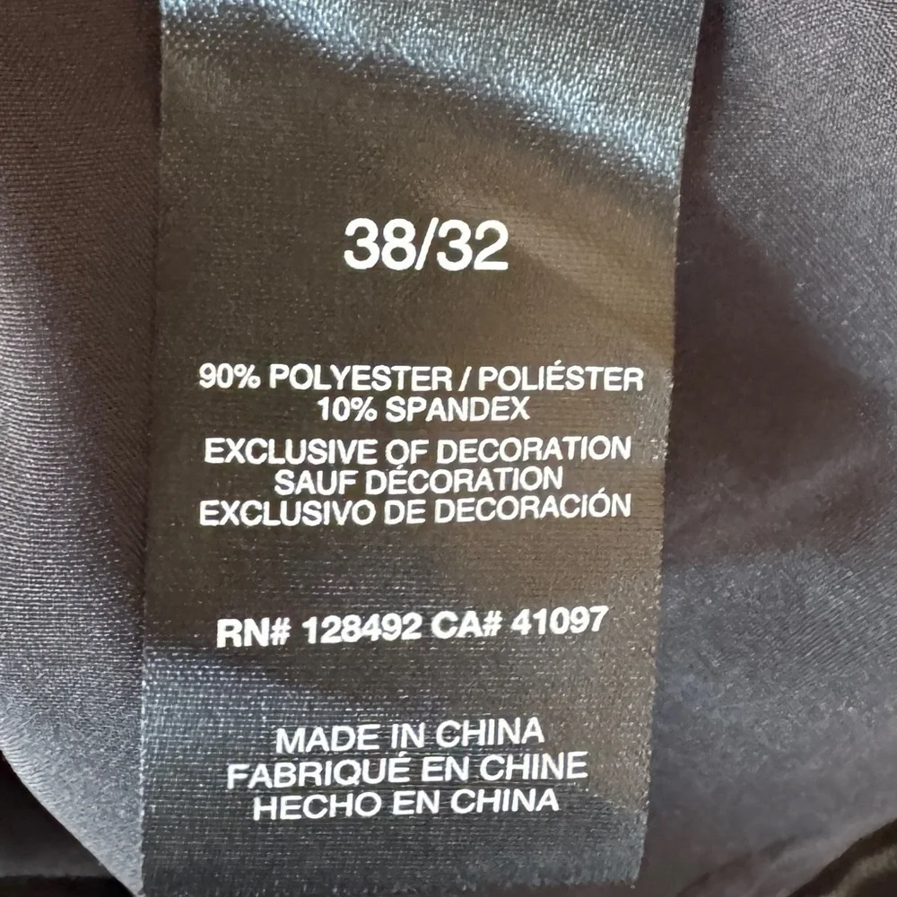 Greg Norman Black Performance Stretch Golf Pants 38x32 NWT